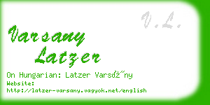 varsany latzer business card